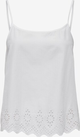 Only Petite Top 'LOU' in White: front