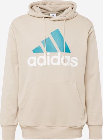 ADIDAS SPORTSWEAR Sportsweatshirt 'Essentials' in Grau: predná strana