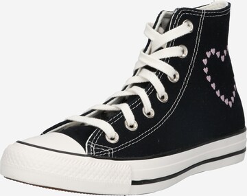 CONVERSE Sneakers hoog 'Chuck Taylor All Star' in Zwart: voorkant