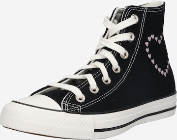 CONVERSE Високи маратонки 'Chuck Taylor All Star' в черно: отпред