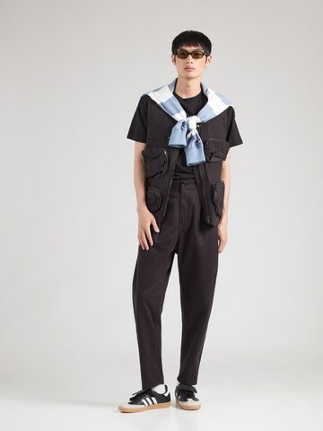 Effilé Pantalon à pince G-STAR en noir
