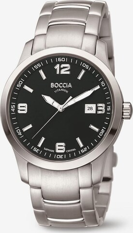 Boccia Titanium Uhr in Silber: predná strana