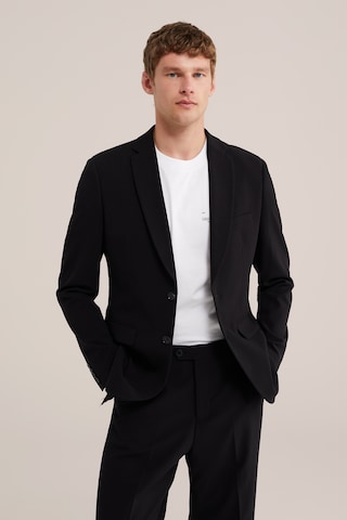 melns WE Fashion Slim fit Klasiska žakete: no priekšpuses