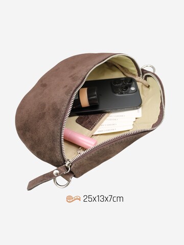 Adel Bags Fanny Pack 'Suede' in Brown