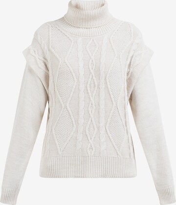 Pull-over 'Naemi' DreiMaster Vintage en blanc : devant