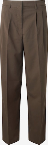 Vero Moda Tall Pleat-front trousers 'VMNILA' in Brown: front