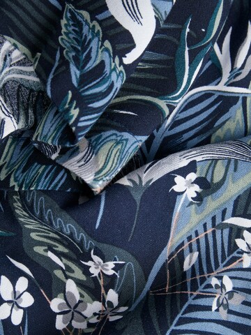 JACK & JONES Классический крой Рубашка 'JJEJeff Tropical' в Синий