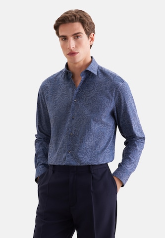 SEIDENSTICKER Regular fit Business shirt in Blue: front