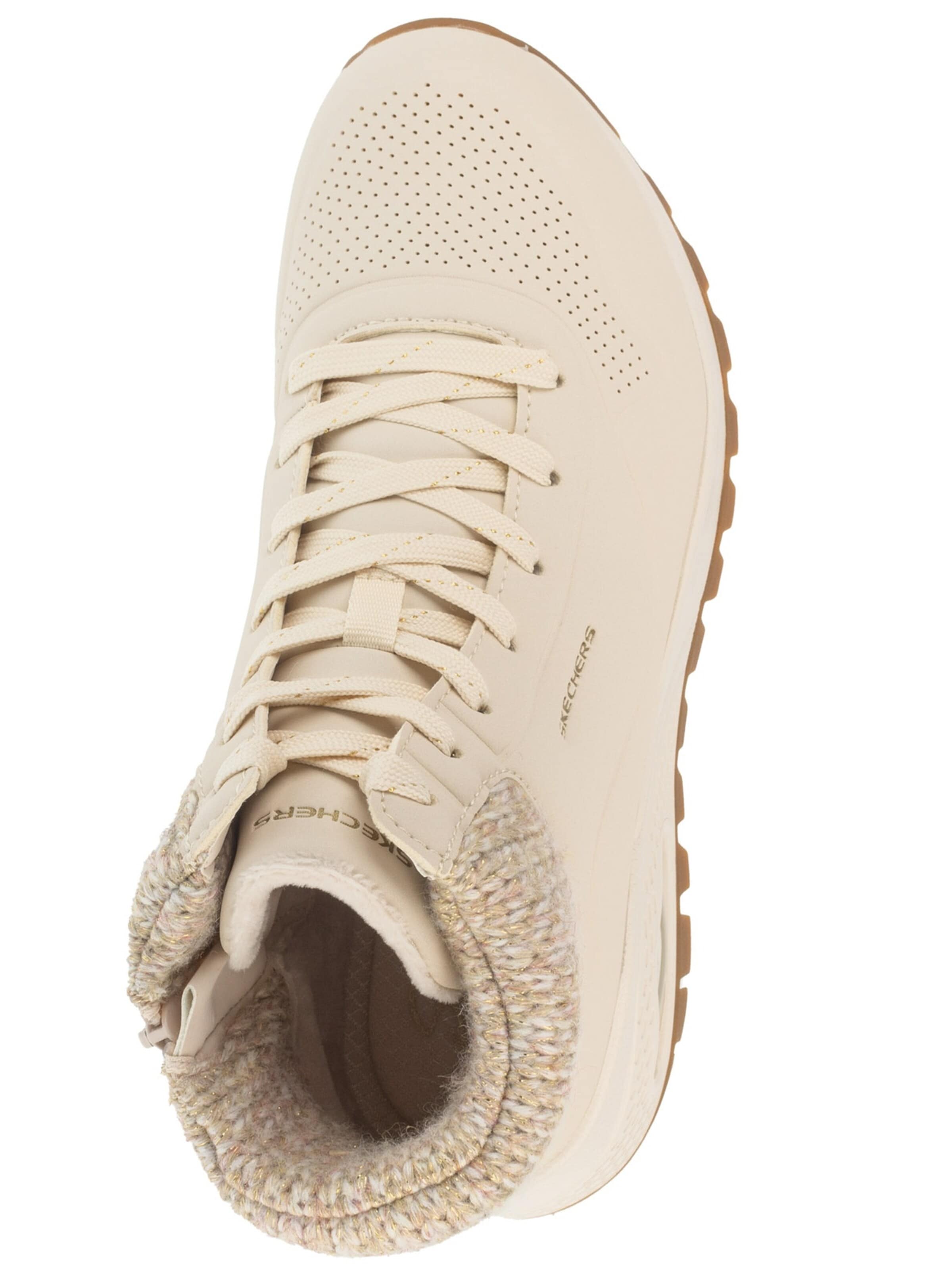 SKECHERS Veterlaarzen 'Skechers Uno Rugged - Darling' in Beige