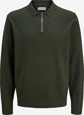 Pull-over 'JJEEmil' JACK & JONES en vert : devant