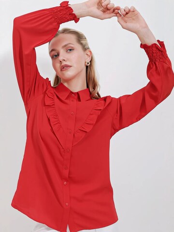 Bigdart Blouse in Rood