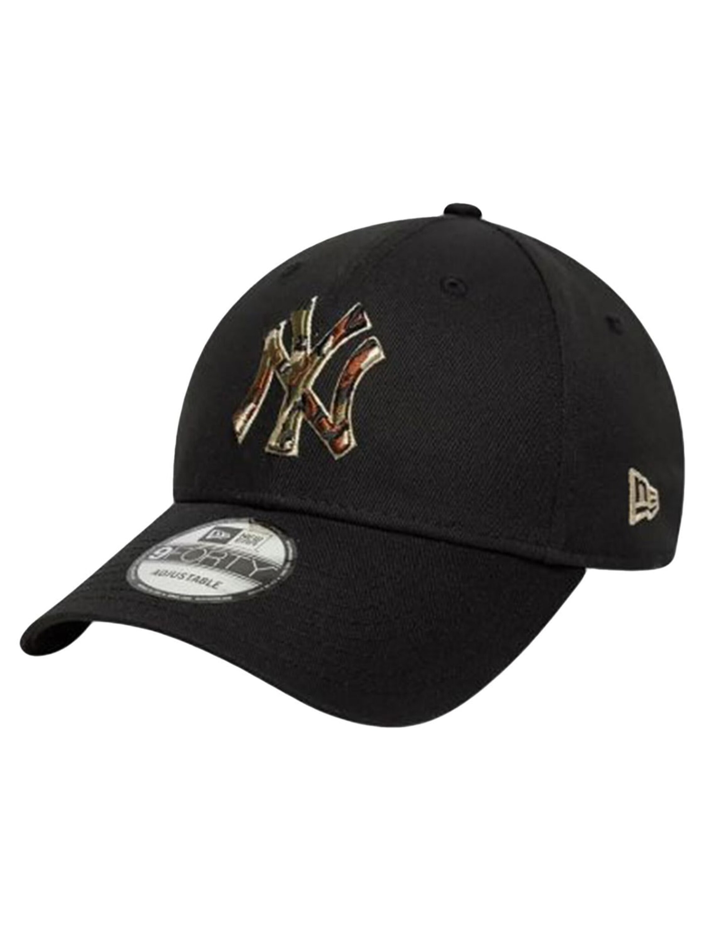 Chapeaux 'OUTLINE CAMO 9FORTY® OFSM NEW YORK YANKEES' NEW ERA en noir : devant