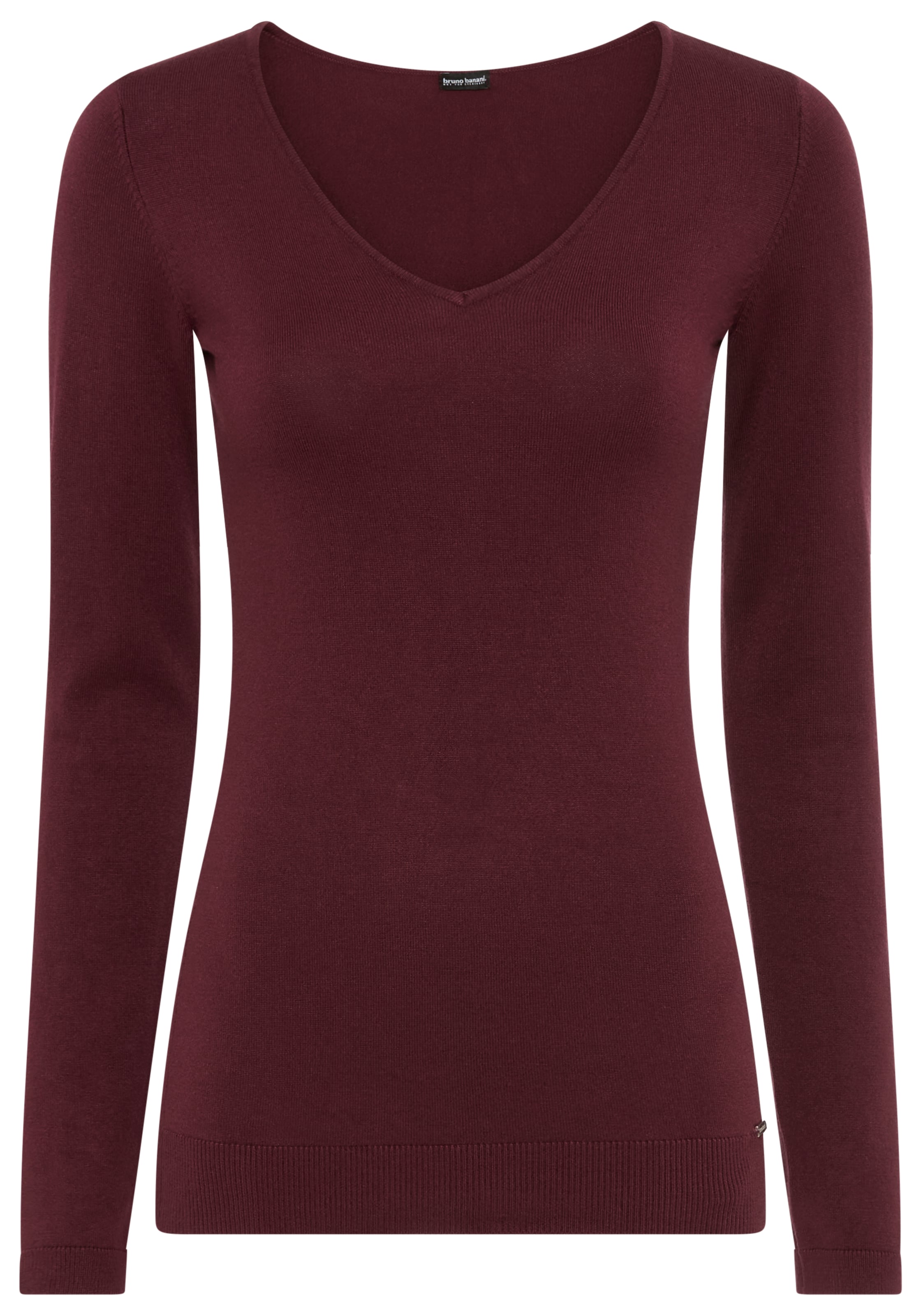 Bruno Banani LM Pullover in Rot: Vorderseite