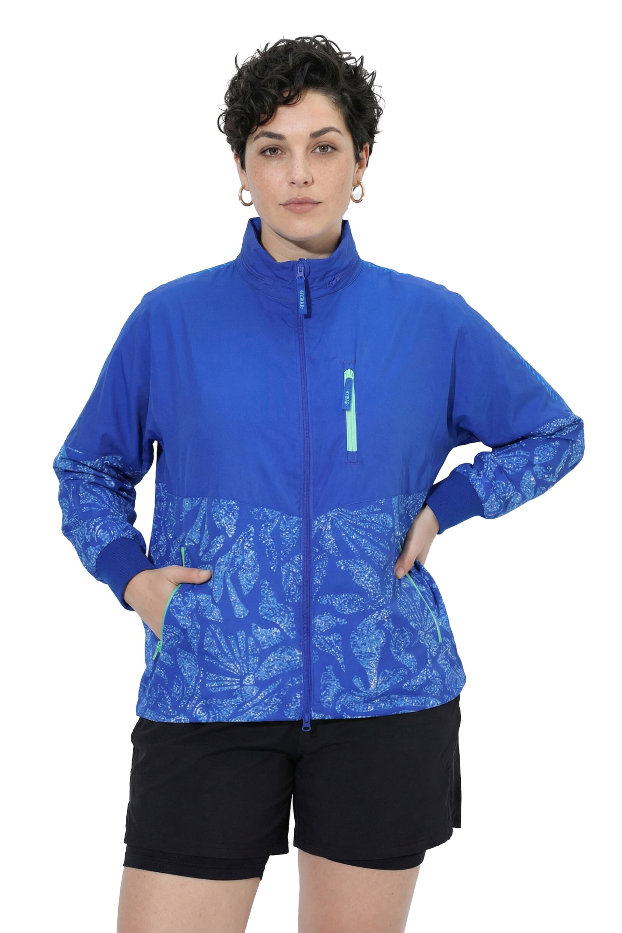 Ulla Popken Funktionsjacke in Blau
