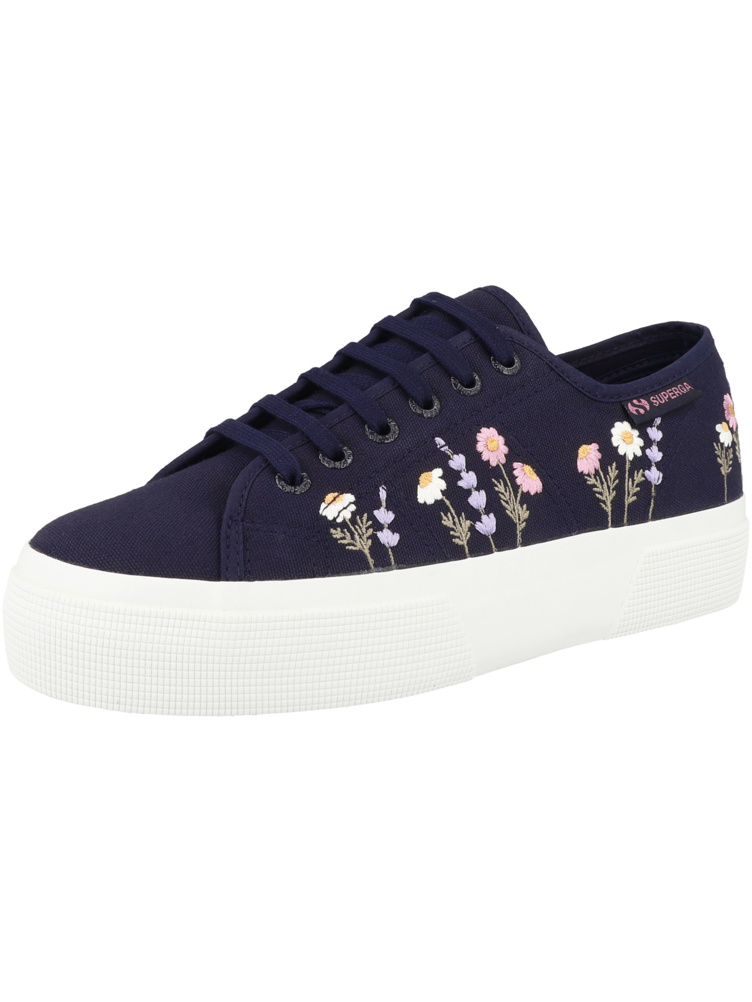 SUPERGA - Zapatillas deportivas bajas en azul: frente