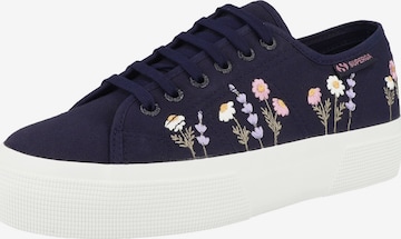 Sneaker bassa di SUPERGA in blu: frontale