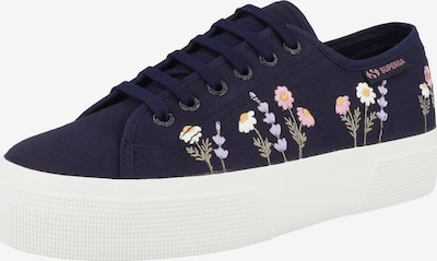 SUPERGA Sneaker in 36 in dunkelblau / khaki / lavendel / rosé, Produktansicht