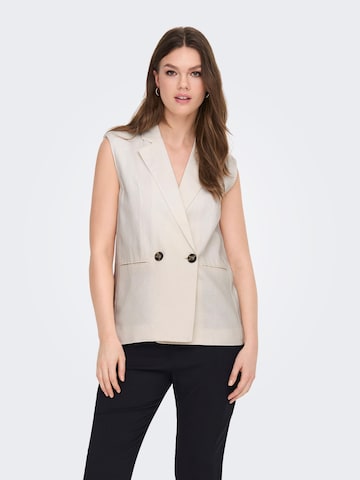 Gilet de costume 'Caro' ONLY en blanc : devant