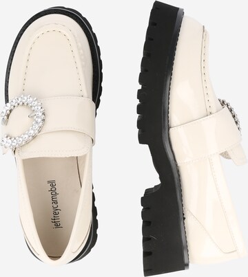 Jeffrey Campbell Loafer 'Recess' värissä beige