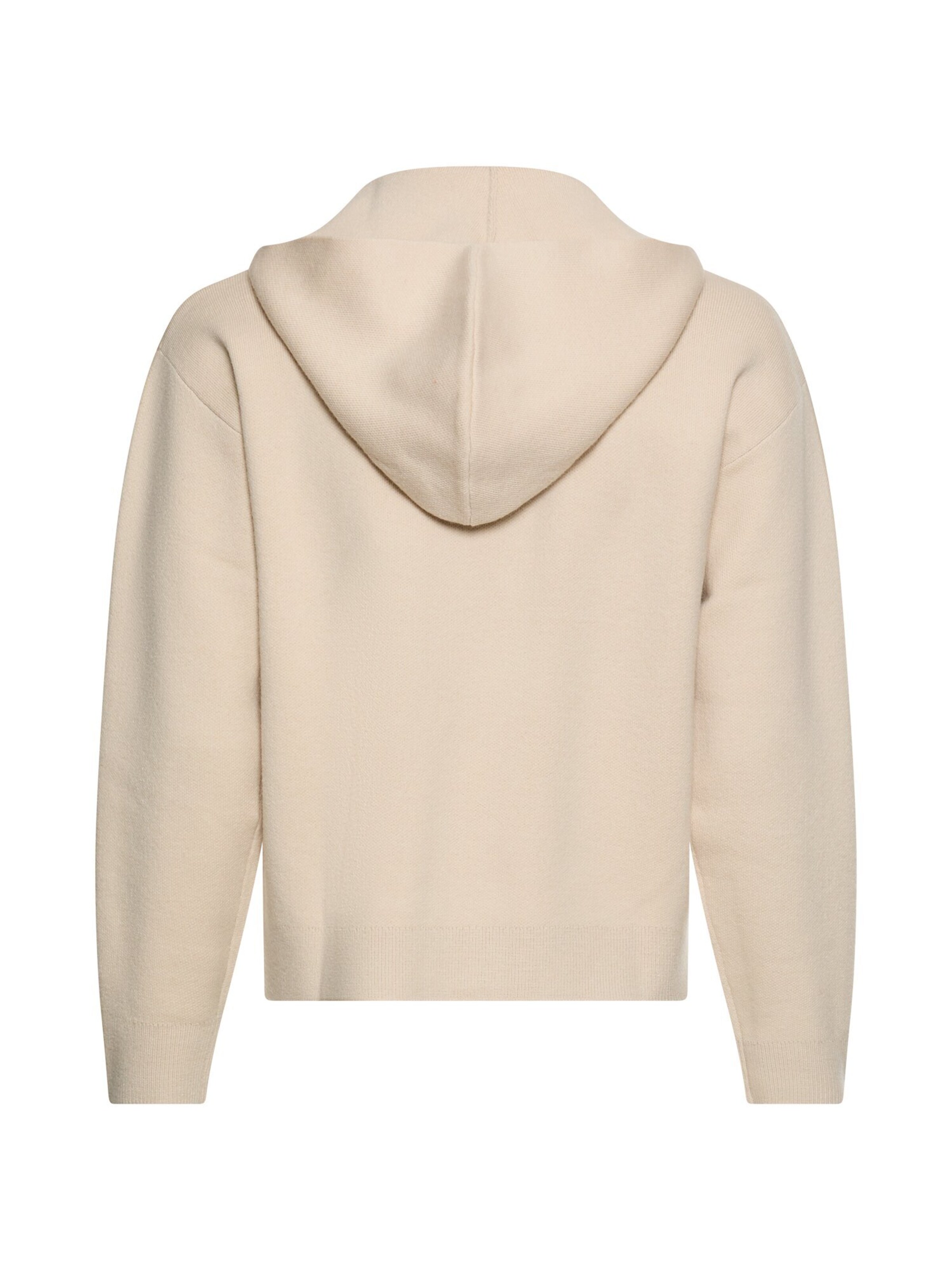 CAMEL ACTIVE Strickjacke mit Kapuze in Beige
