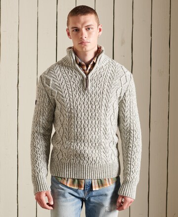 Superdry Pullover 'Jacob' in Grau