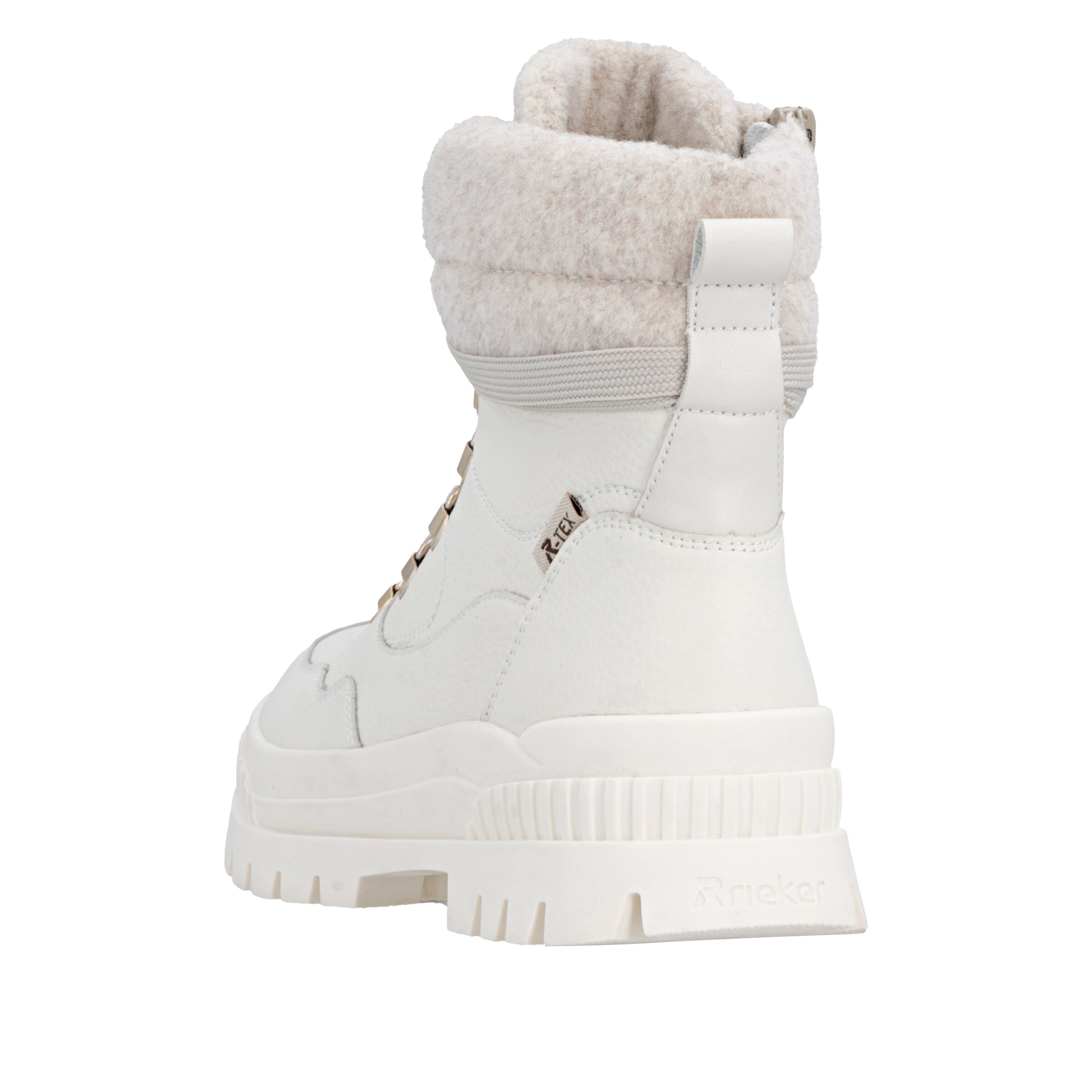 Rieker Schnürstiefel in Weiß