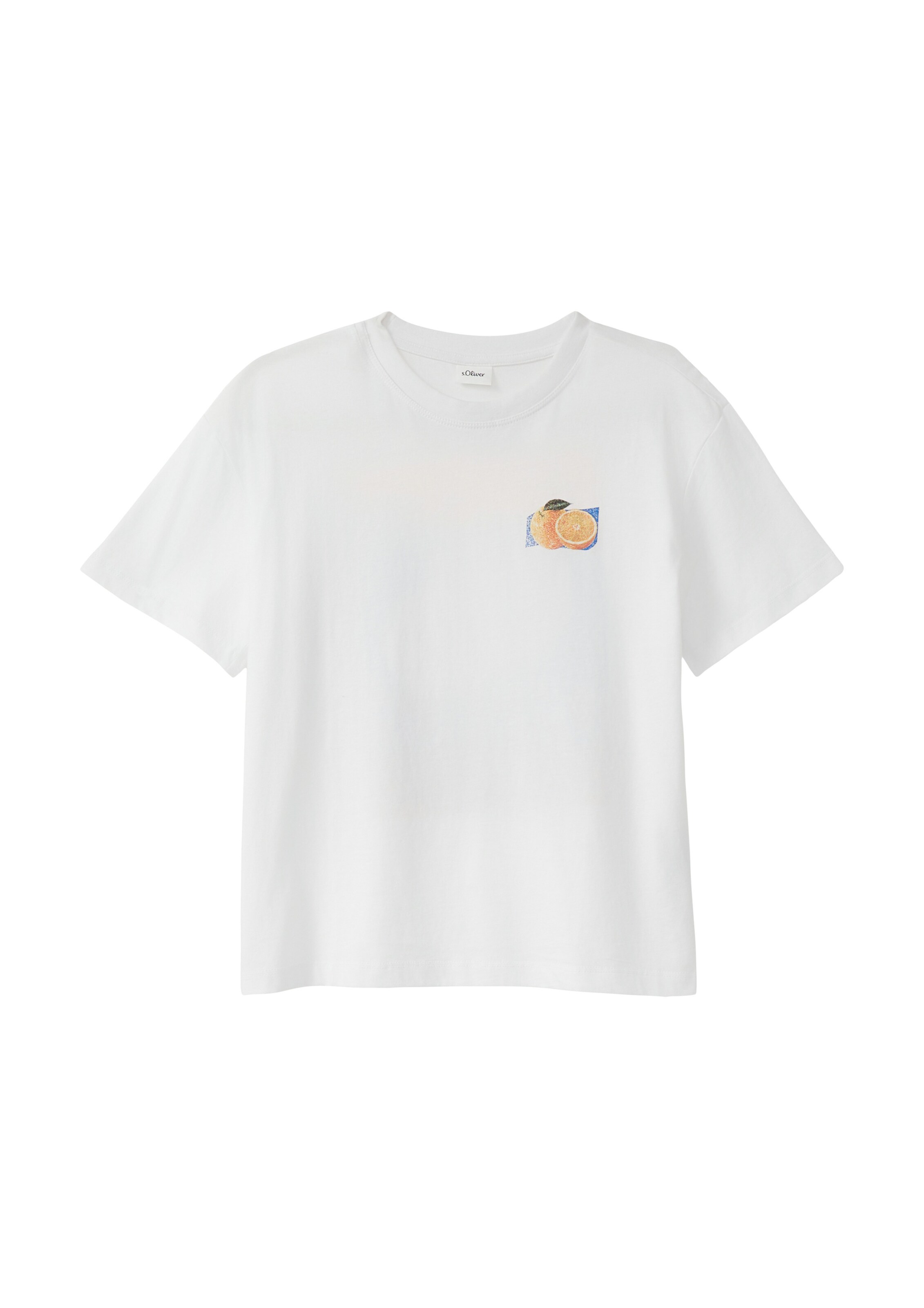 T-Shirt s.Oliver en blanc : devant