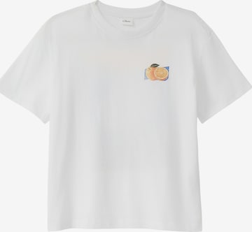 s.Oliver Shirt in White: front