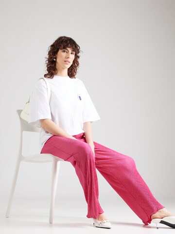 VILA Loosefit Broek 'VIASTER' in Roze