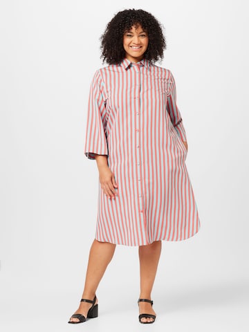 Persona by Marina Rinaldi Shirt Dress 'DOSSO' in Red: front