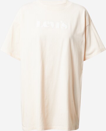 LEVI'S ® Oversized shirt 'Graphic SS Roadtrip Tee' in Beige: voorkant