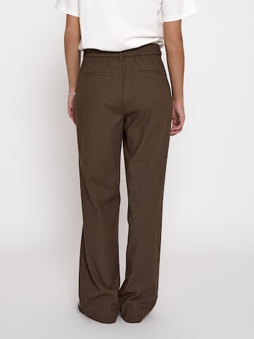 minus Wide leg Broek 'Welma' in Bruin