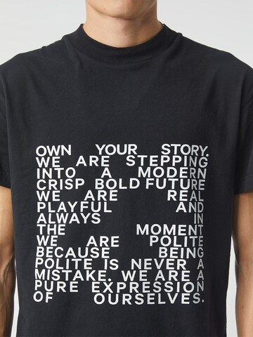 Young Poets Skjorte 'Expression Daylen' i svart