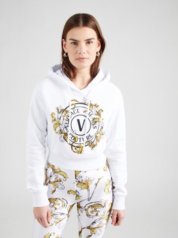 Versace Jeans CoutureSweater majica - bijela boja: prednji dio