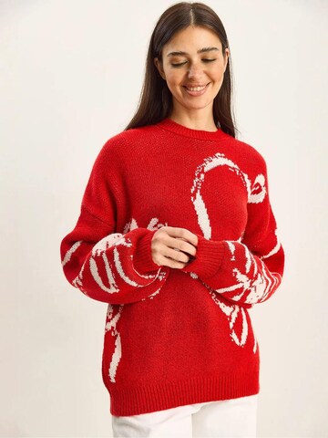 Bianco Lucci - Pullover em vermelho