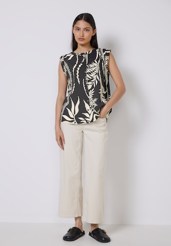 Street One Studio Bluse in Schwarz