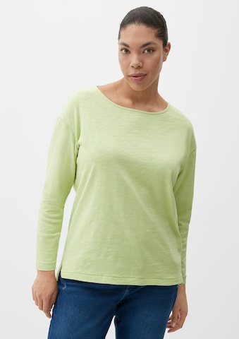 TRIANGLE T-shirt i grön: framsida