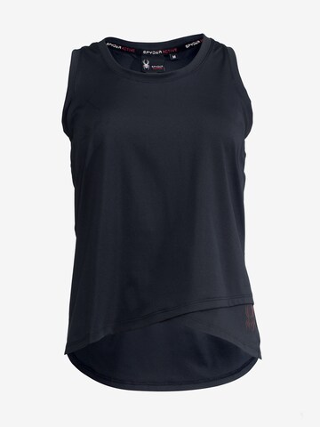 Spyder Sports Top in Black: front