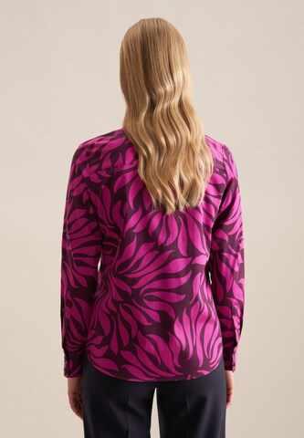 SEIDENSTICKER Blouse ' Schwarze Rose ' in Lila