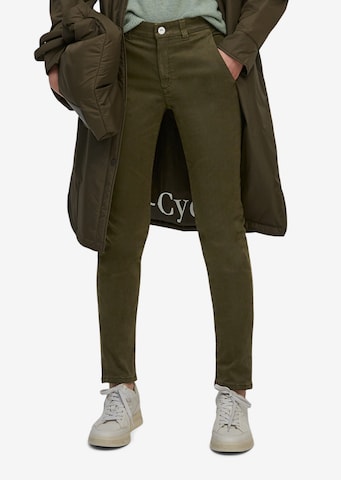 Marc O'Polo Slim fit Chino Pants in Green: front