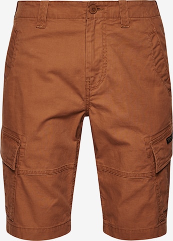 Regular Pantalon cargo Superdry en marron : devant