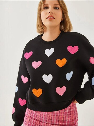 Bianco Lucci - Sweatshirt em preto