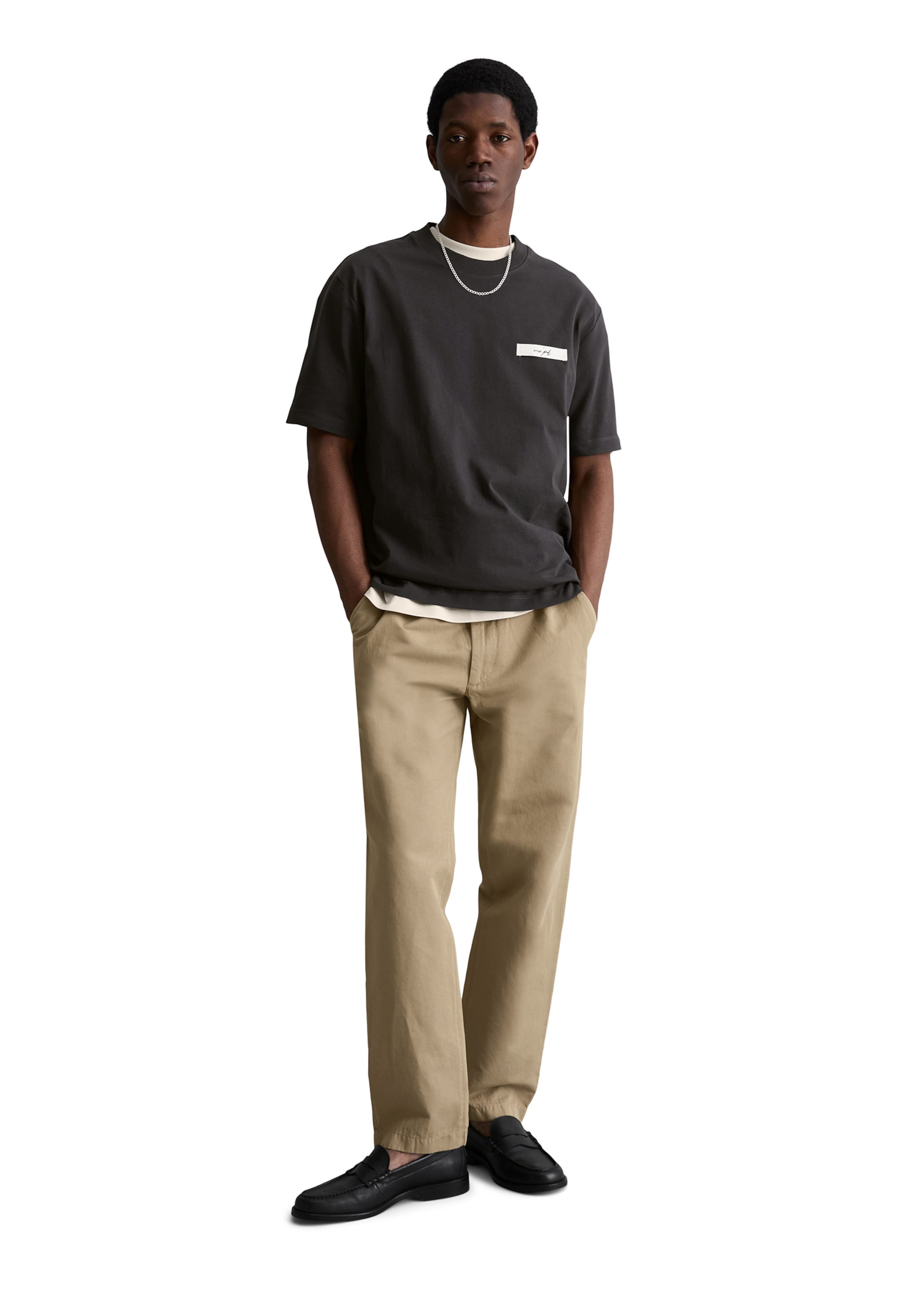 T-Shirt 'DfC' Marc O'Polo DENIM en gris