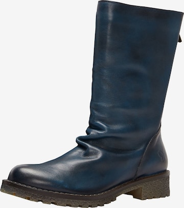 Bottines FELMINI en bleu : devant