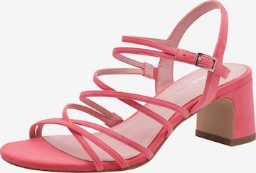 Sandales à lanières Tamaris en rose : devant