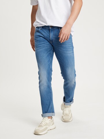 CROSS JEANS Slimfit Jeans ' Damien ' in Blau: Vorderseite