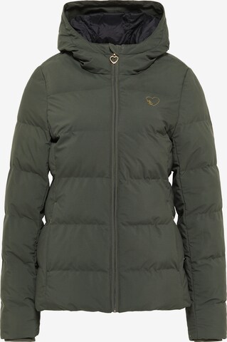 MYMO Winter Jacket in Green: front