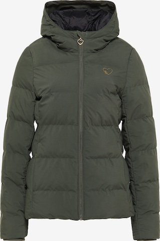 MYMO Winter jacket in Green: front