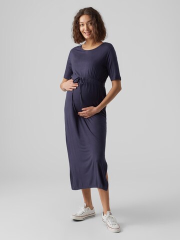 Robe MAMALICIOUS en bleu