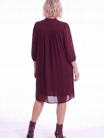 JMP - Jean Marc Philippe - Vestido 'RITY817-BORDEAUX' en rojo